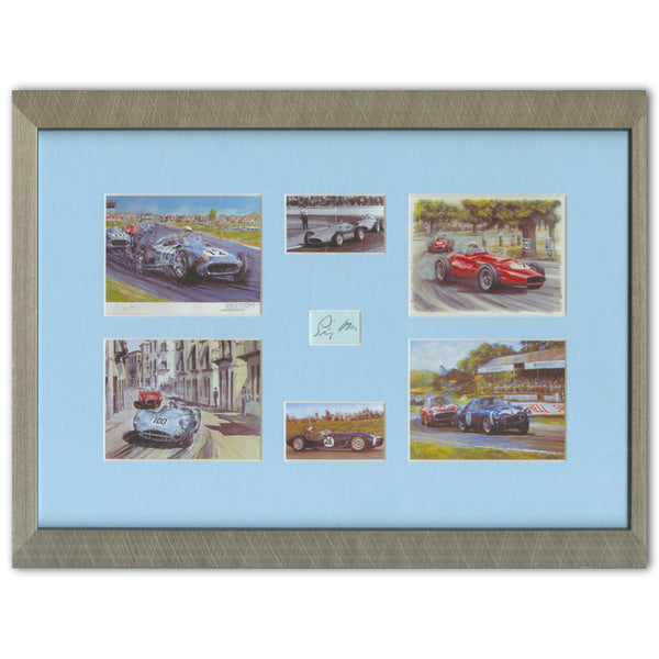 Stirling Moss Signature - Framed