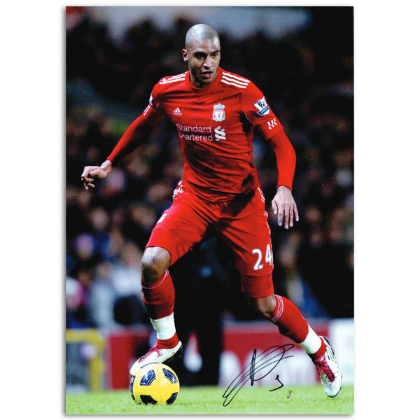 David Ngog - Autograph - Signed Colour Photograph