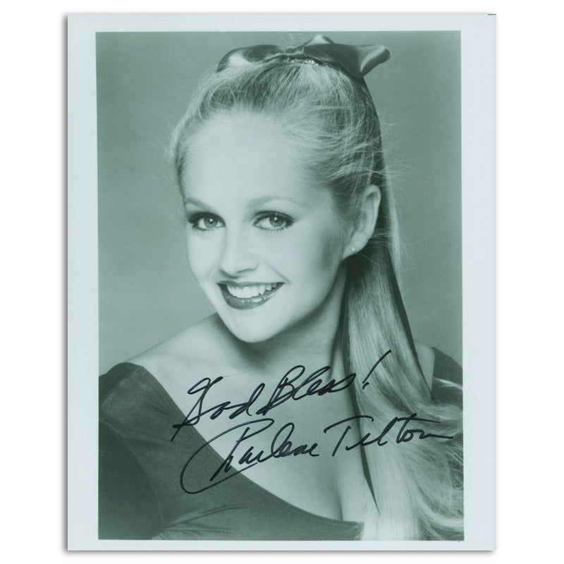 Charlene Tilton - Autograph - Signed Black and White Photograph