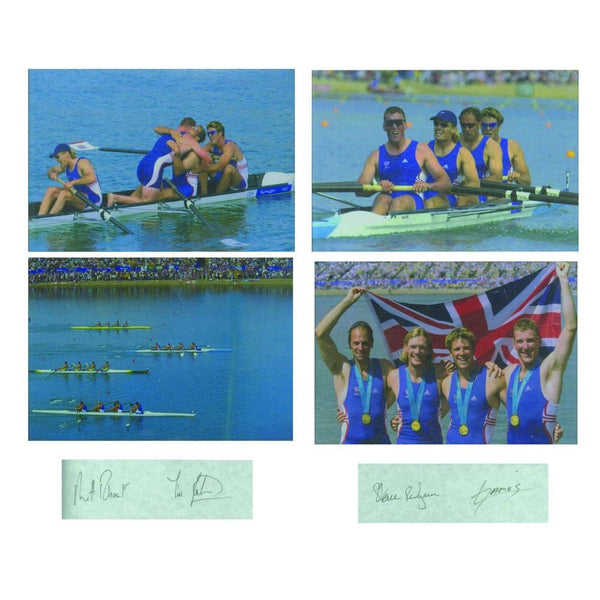 James Cracknell, Matthew Pinsent, Tim Foster & Steve Redgrave - Autograph - Colour Photographs
