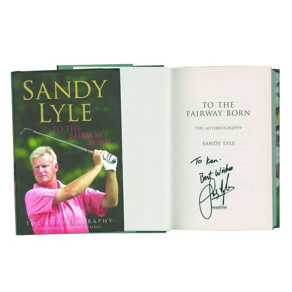 Sandy Lyle - Autograph - Signed Book