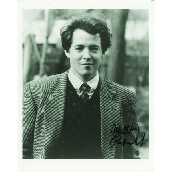 Matthew Broderick - Autograph - Signed Black and White Photograph