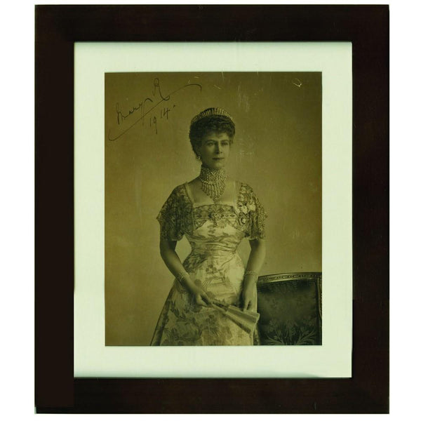 Queen Mary - Autograph - Signed Black and White Photograph
