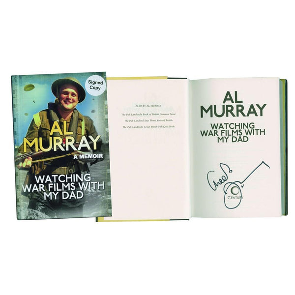 Al Murray Signed Book 'Watching War Films with My Dad'