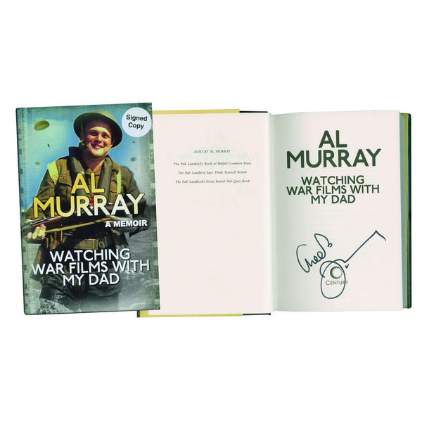 Al Murray Signed Book 'Watching War Films with My Dad'
