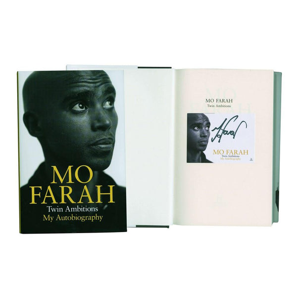 Mo Farah Signed Autobiography 'Twin Ambitions'