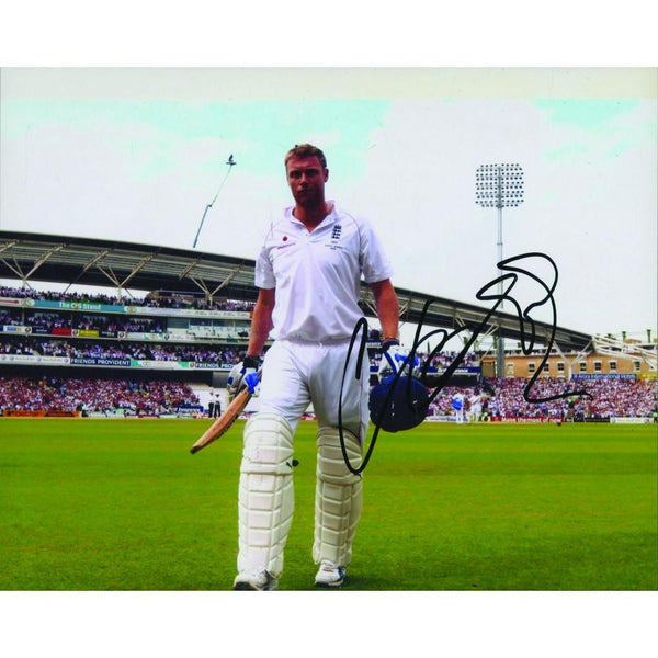 Freddie Flintoff - Autograph - Signed Colour Photograph