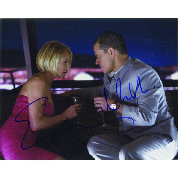 Matt Damon & Ellen Barkin - Autograph - Signed Colour Photograph