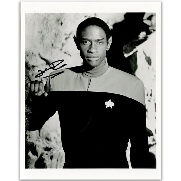Tim Russ - Autograph - Signed Black and White Photograph