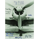 F.Eisenbach,A.Doring,H.Weik,K.Kennel,A.Glunz,O.Romm - Autograph - Signed Black& White Photograph