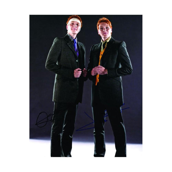 James & Oliver Phelps -  Fred and George Weasley Harry Potter  - Autograph