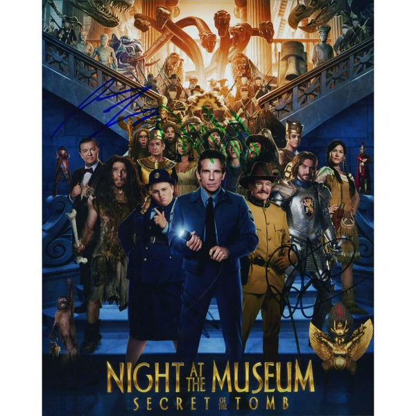 Night at the Museum (Wilson, Stiller,Stevens & Levy) - Autograph - Signed Movie Poster