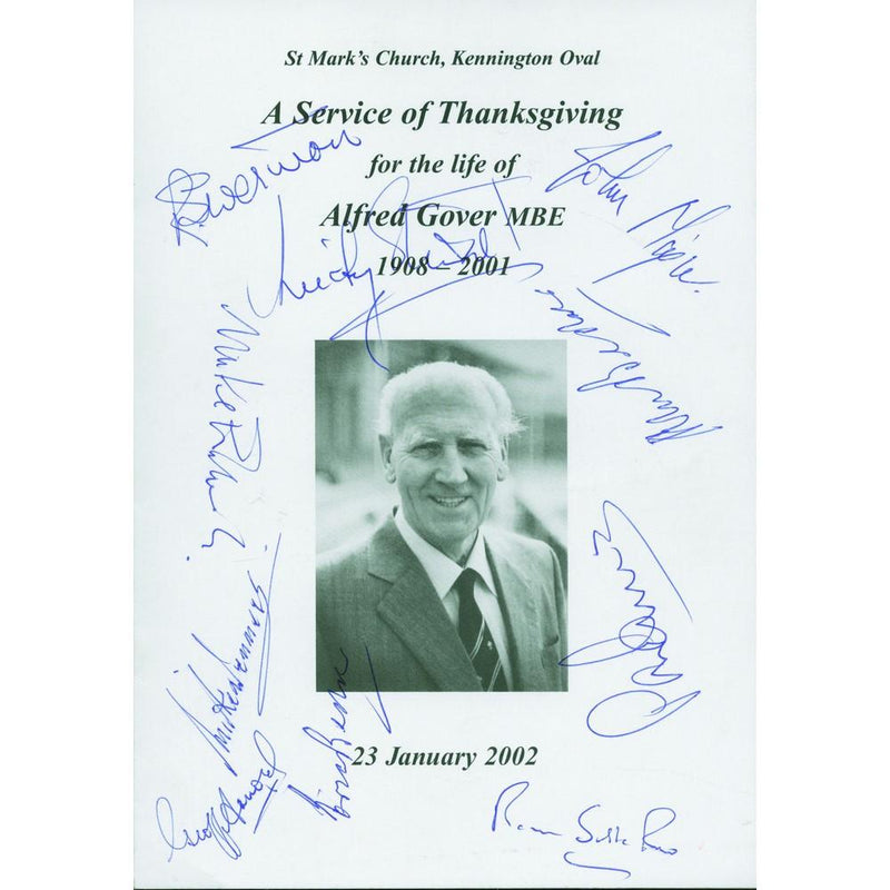 Cricket Multi signed (Alec & Eric Bedser plus 9) - Autograph