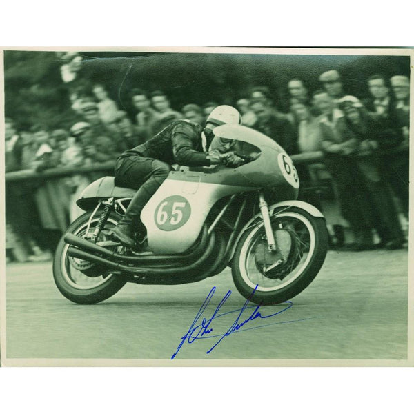 John Surtees - Autograph - Signed Black and White Photograph