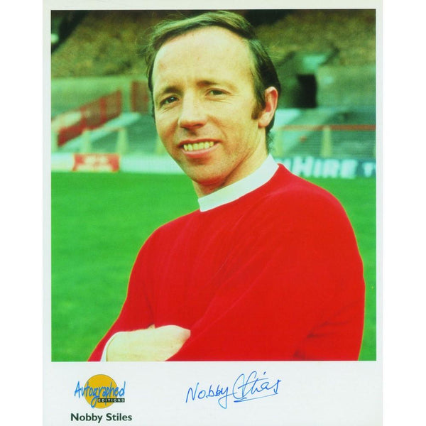 Nobby Stiles - Autograph - Signed Colour Photograph