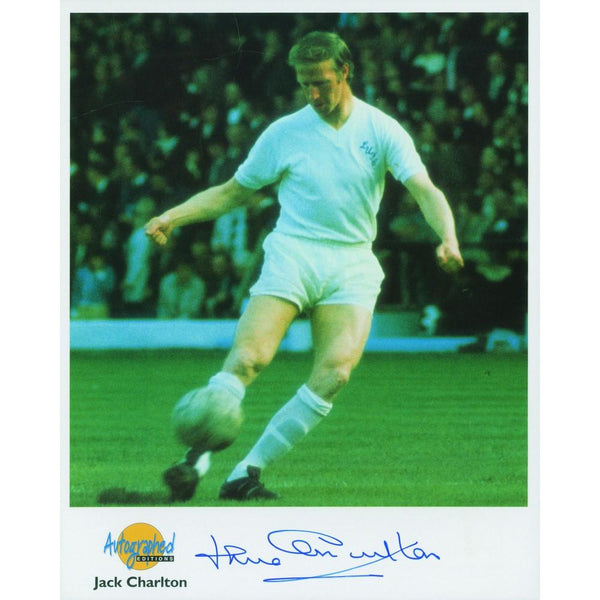 Jack Charlton - Autograph - Signed Colour Photograph