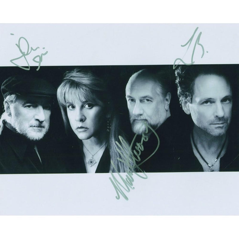 Fleetwood Mac Autographs (Fleetwood, Buckingham & McVie) - Signed Photograph