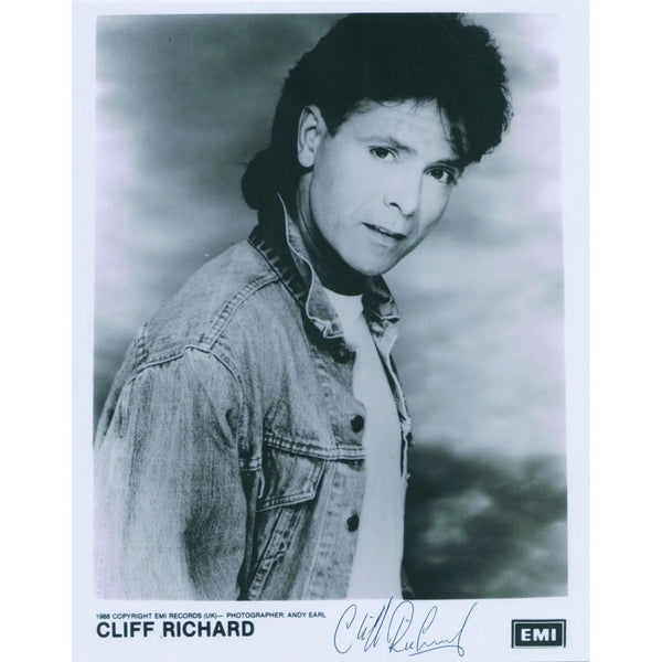 Cliff Richard Autograph - Signed Photograph
