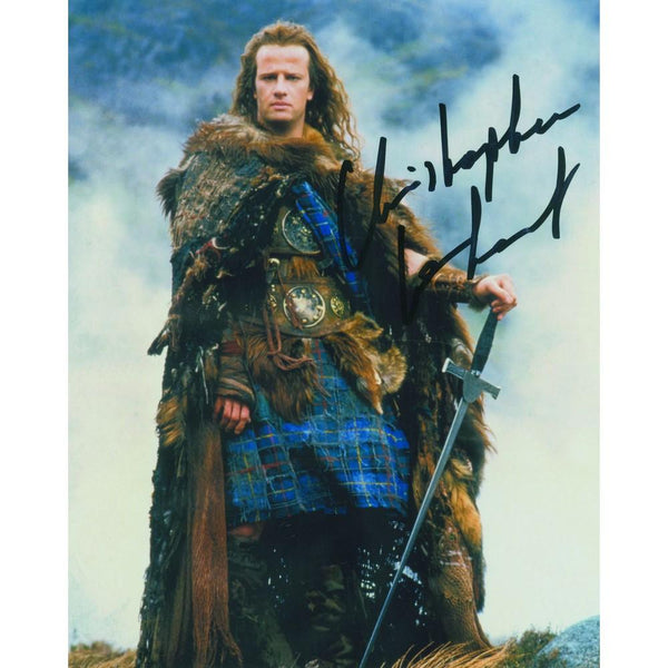 Christopher Lambert Autograph Signed Photograph