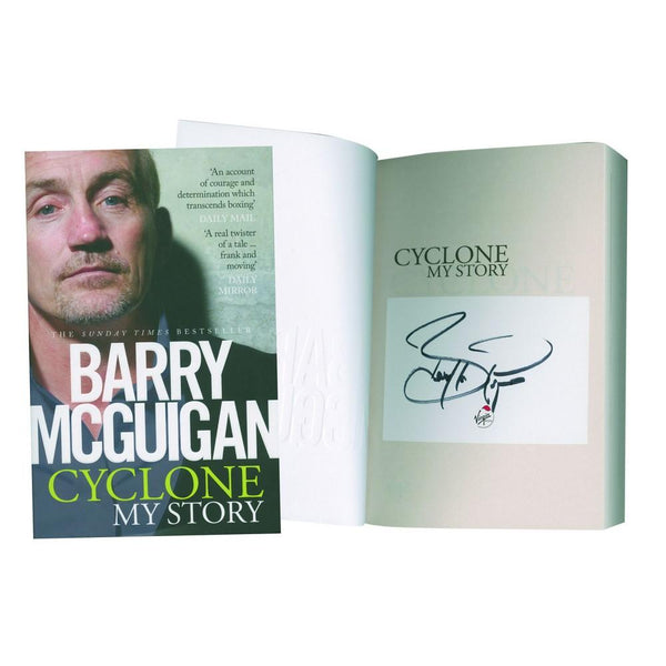 Barry McGuigan 'Cyclone My Story' Signed Book