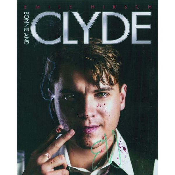 Emile Hirsch Autograph Bonnie and Clyde