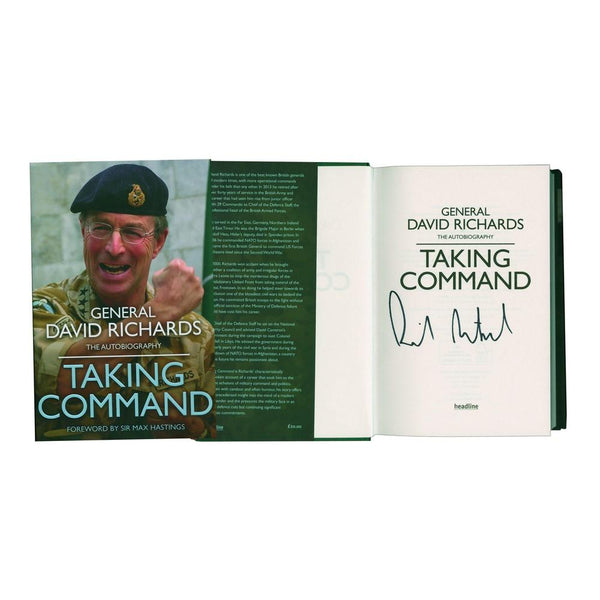 General David Richards Signed Book