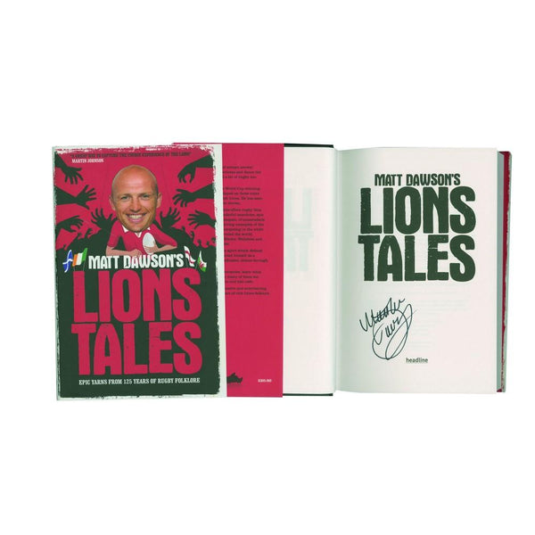 Matt Dawson Signed Book