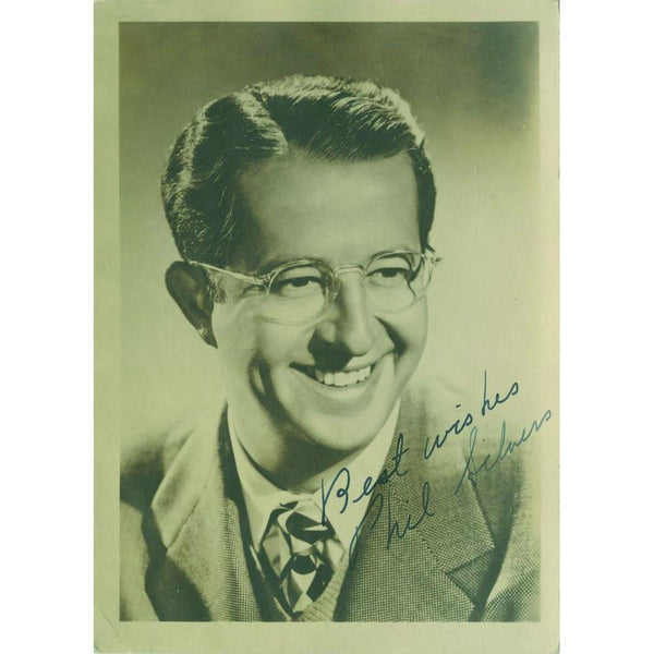 Phil Silvers Signed Autographed Photograph. COA