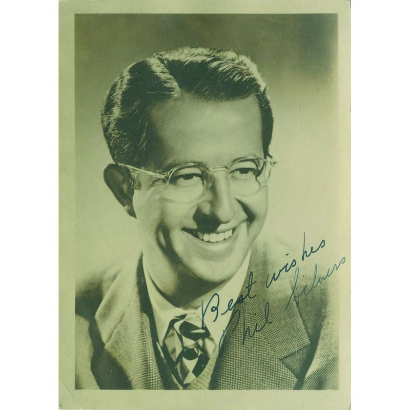 Phil Silvers Signed Autographed Photograph. COA