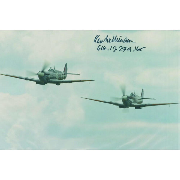 Ken Wilkinson - Signature  - Battle of Britain Spitfire Pilot