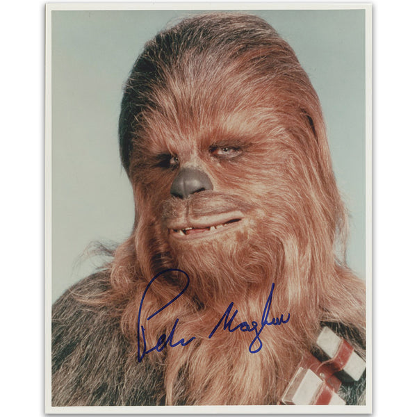 Peter Mayhew Signed Colour Photograph