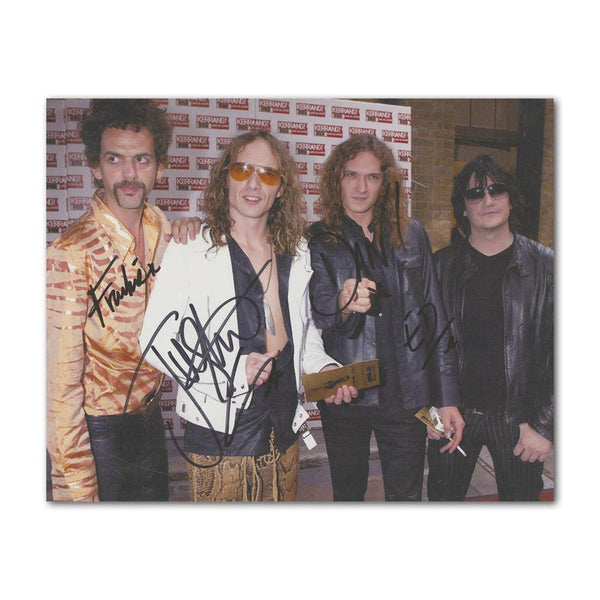 The Darkness Autograph Signed Photograph