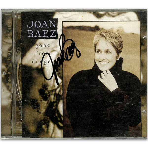 Joan Baez Signed CD Cover