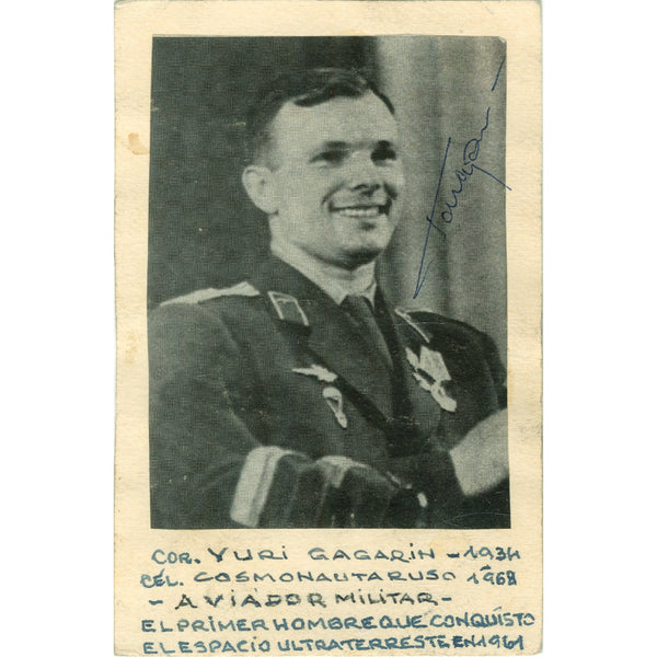 Yuri Gagarin Autograph