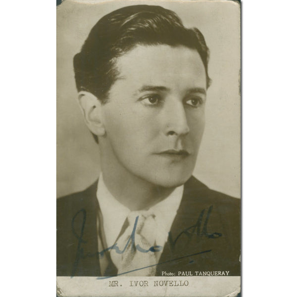 Ivor Novello - Autograph