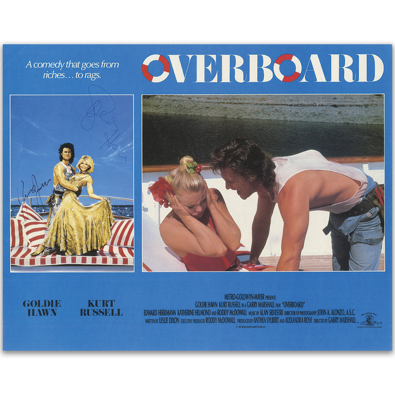 Goldie Hawn & Kurt Russell 'Overboard' Autographs