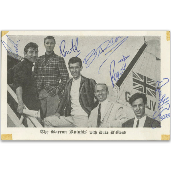 The Barron Knights Autograph Signed Photograph