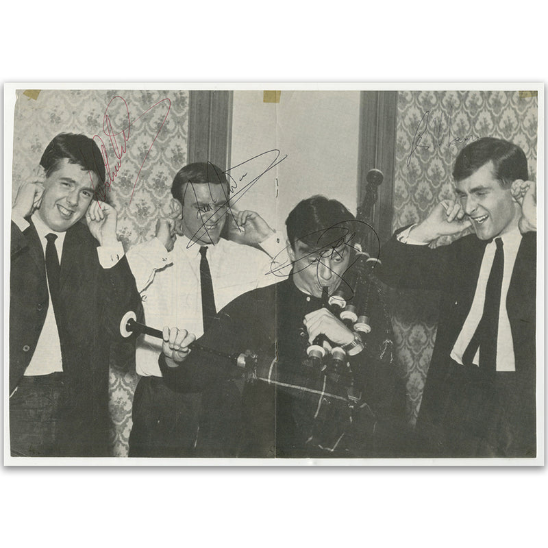 Gerry & The Pacemakers Autograph Signed Photograph