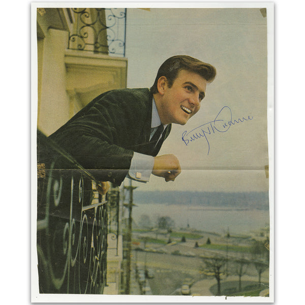 Billy J Kramer Autograph Signed Photograph