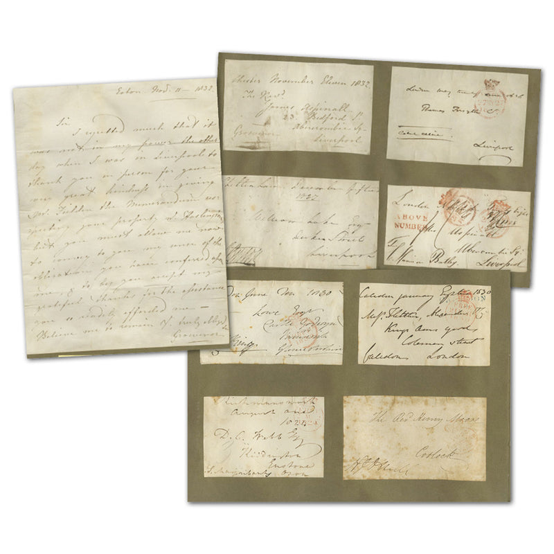 Signed Letter Fronts Collection
