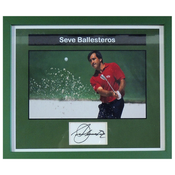 Seve Ballesteros Autograph