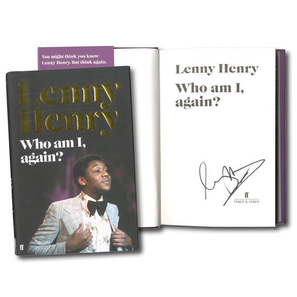 Lenny Henry Signed Book