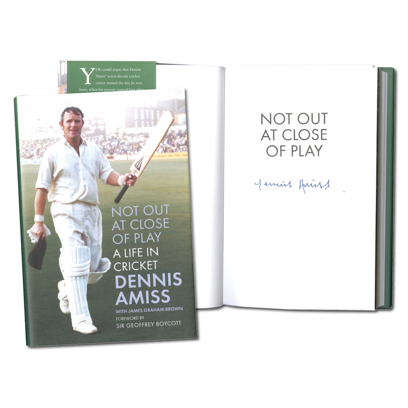 Dennis Amiss Signed Book