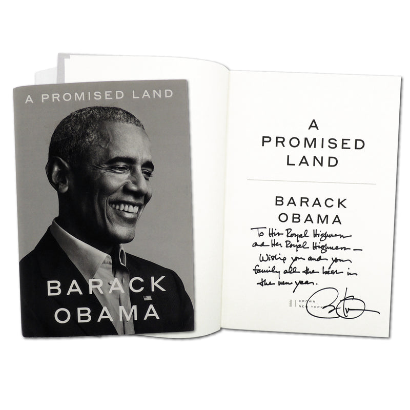 Barack Obama Signed Book