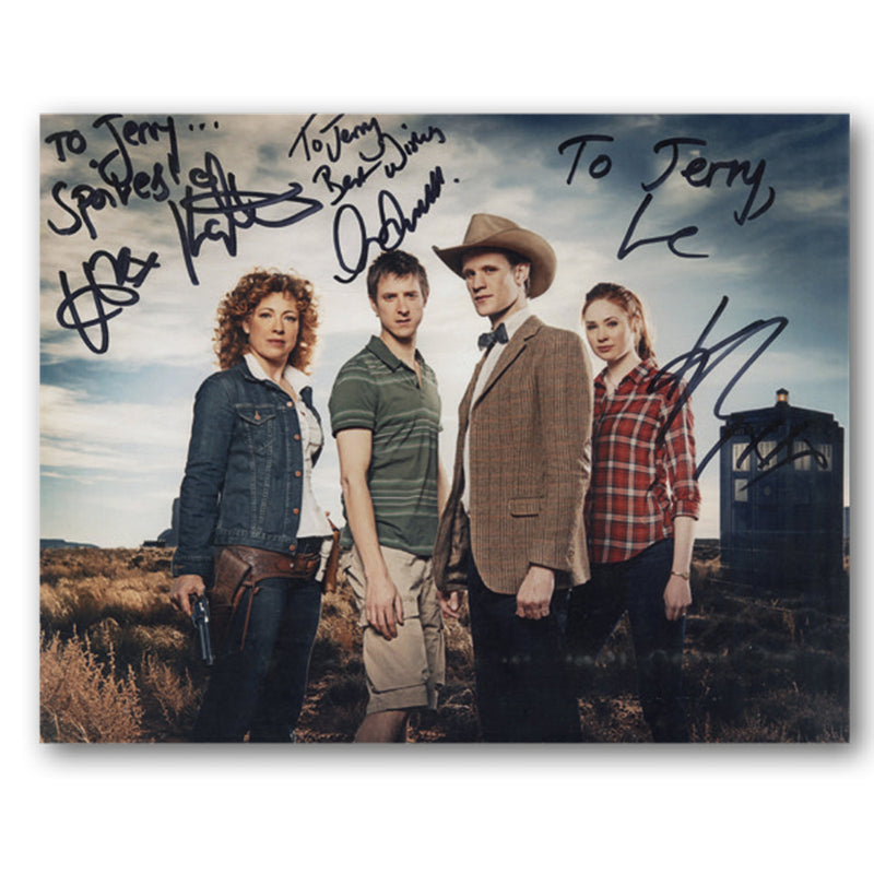 Alex Kingston, Karen Gillan & Arthur Darvill  Autographs