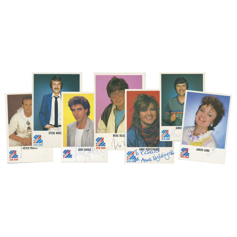 Radio 1 DJs (7) Autographs