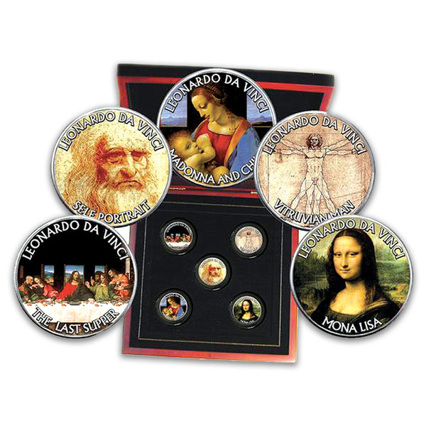 Da Vinci Set of 5 Coins USC36