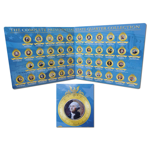 Franklin Mint Presidential Quarter Collection USC47