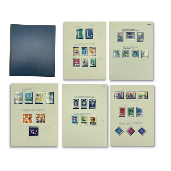 Singapore Stamp Collection - Primarily Mint from 1966-82