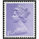 GB 1967 1/- Pale Bluish-violet PVA Phosphor Omitted Fine u/m SG742Evy variety